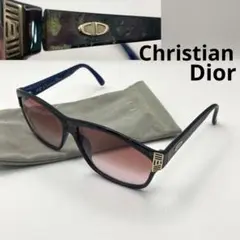【美品】クリスチャンディオール　サングラス　CDロゴ　2436A デミ柄