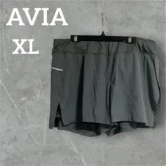 美品♡AVIA 【XL】ティール ショートパンツ カーキ スリット カジュアル
