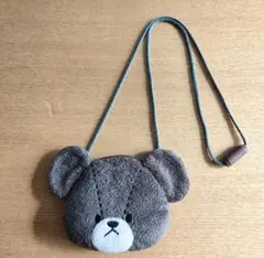 クマの顔型ショルダーバッグ