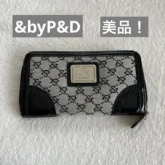 byP＆D モノグラム 長財布 &byP&D - & by P&D 長財布の通販 by ♪まωな♪'s shop｜アンド
