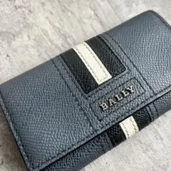 【値下げ】BALLY バリー タルトス バリーストライプ レザー キーケース