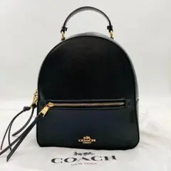 未使用✨コーチ ジョーディン リュック クロスグレインレザー ブラック