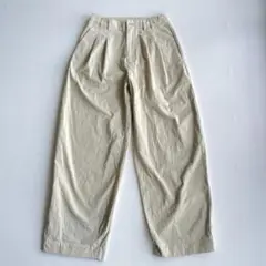25ss✨アッパーハイツ ワッシャーツータックパンツ アイボリー
