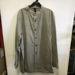 W169 solid shirt coat グレー S シャツ