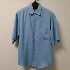ライト リネンタッチ リラックスフォルム テーパードシャツ