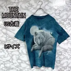 THE MOUNTAIN オオカミ Tシャツ Lサイズ ウルフ ザマウンテン