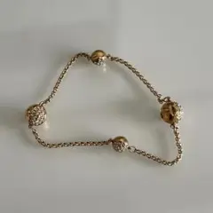 Swarovski スワロフスキー ブレスレット ゴールド ライトストーン