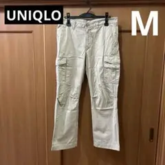 UNIQLO ユニクロ　メンズ　カーゴパンツ　ベージュ　サイズM コットン