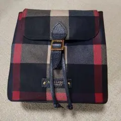 ブルーレーベル　クレストブリッジ　チェック　リュック　バックパック