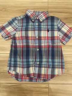 Ralph Lauren チェック柄シャツ　80センチ