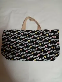 未使用　美品 Cher トートバッグ 黒　25×35×14