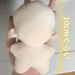 ぬいぐるみ 10cm 中国製　ぬいボディー 顔なし 素体 刺繡なし　推しぬい