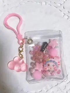 キャンディーバッグキーホルダー 着ぐるみ ピンク系