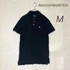 【Abercrombie&Fitch】良品☘️ロゴ刺繍入り ポロシャツ ストレッチ