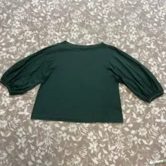 ユニクロ ♡バルーンスリーブボートネックTシャツ 七分袖Sサイズ