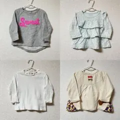 トップス　長袖　70cm 4点セット　まとめ売り　女の子　ベビー