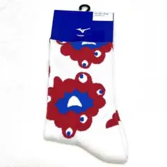 希少 レア Mizuno ミャクミャクソックス 25〜27cm ホワイト