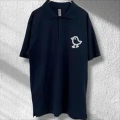 グリマー 半袖 ポロシャツ 速乾 オープンカラー スタッフ Tシャツ ピヨちゃん
