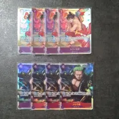 ルフィ太郎 ゾロ十郎 SR 各4枚