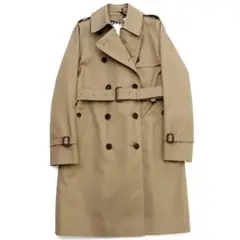 L02534 新品 Aquascutum トレンチコート:6 ベージュ
