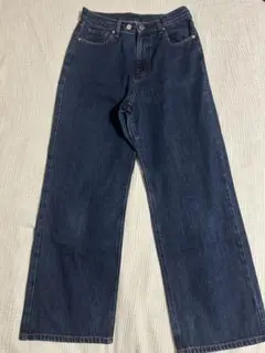 ストレートバギーデニム W27xL30 インディゴ