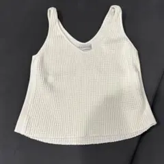 THE NEWHOUSE ザニューハウス　ワッフルタンクトップ