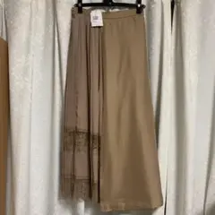 新品タグ付き　プリーツスカート ロングスカート