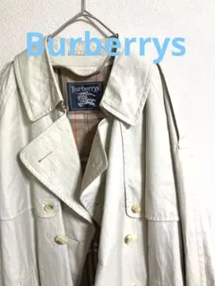 Burberrys ロングコート ノバチェック 玉虫色 ライナー付 ヴィンテージ