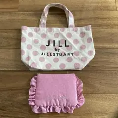 JILL by JILLSTUART 水玉トートバッグとポーチセット
