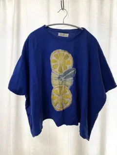 美品SLOW HANDS！スロウハンズ　ろうけつ染め　Tシャツ
