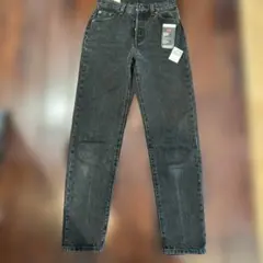 8/8まで値下げ！LEVI'S PREMIUM ブラックデニム ストレートパンツ