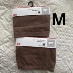 新品　ユニクロ　ヒップハンガーショーツ　 Mサイズ ブラウン　2枚セット