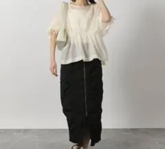 ラコレ　2wayドロストスリーブブラウス