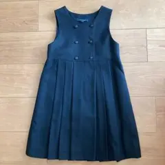 バーバリー/BURBERRY110cmジャンパースカート濃紺 お受験フォーマル