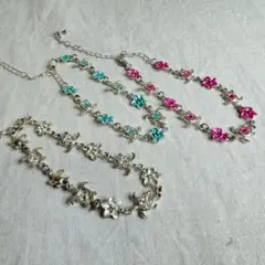 新品　ハワイ　ブレスレット　アンクレット3本セット