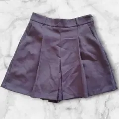 GU ジーユー タックショートパンツ グレー系
