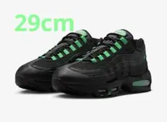 AirMax95 BigBubble Black and Green Shock