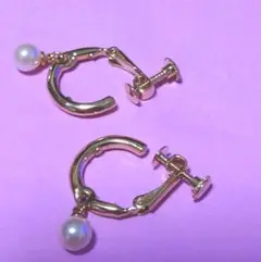 パールイヤリング 1セット