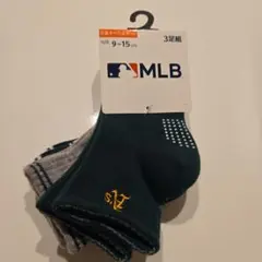 MLB オークランド・アスレチックス ベビー靴下 3足組