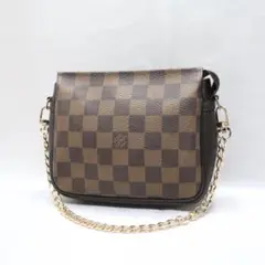 【美品】ルイヴィトン ダミエ トゥルース メイクアップ ポーチ ハンドバッグ