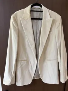 【美品•最終値下げ】ZARA テーラードジャケット(アイボリー)