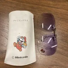 Nintendo ファミコングラス 紫色レンズ ケース付き