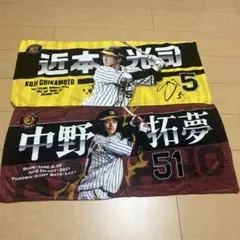 近本光司・中野拓夢 応援タオル2点セット定価4400円