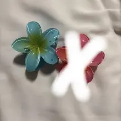 ハイビスカスヘアクリップ 2個セット