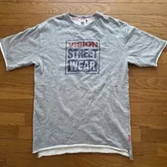 VISION STREET WEAR Tシャツ Lサイズ グレー