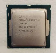 Intel Core i3-6100 CPU 3.70GHz