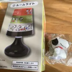 スヌーピー一番くじルームライトと指人形のセット