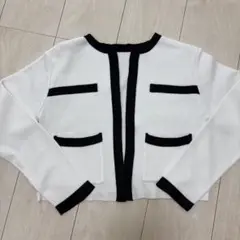 カーディガン ホワイト