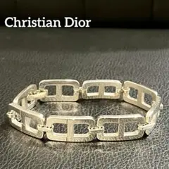 【美品★希少】dior ブレスレット CD ロゴ シルバー ヴィンテージ