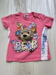リトルベアクラブ ピンク Tシャツ　95